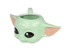 Disney Star Wars Baby Yoda Zeleni keramični vrček 