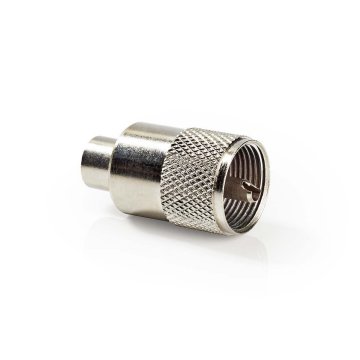 Nedis PL259 priključek | Naravnost | Moški | Ponikljano | 75 ohmov | Spajka | Premer vhodnega kabla: 7,0 mm | Kovina | Srebro | 25 kosov | ovojnica