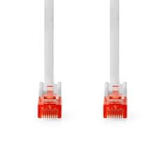 Nedis CAT6 Network Cable | RJ45 Male | RJ45 Male | U/UTP | 3.00 m | Round | PVC | White | Label 