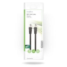 Nedis BNC video kabel | BNC moški | BNC moški | Ponikljano | 75 ohmov | 3,00 m | Okrogla | PVC | Črna | ovojnica 