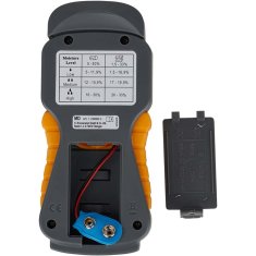 UNBRANDED Merilnik vlage za les/stene/gradbeni material z LCD zaslonom antracitno/rumena 