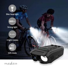 Nedis Cycling Camera | 1080p@30fps | 2 MPixel | 600 min | 70 ° | 600 min | Mounts included | Black 