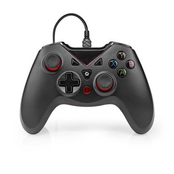 Nedis Igralni plošček | USB vrste A | USB napajanje | PC | Število gumbov: 12 | Dolžina kabla: 1,60 m | Črna