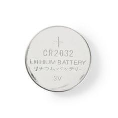 Nedis Litijeva gumbasta baterija CR2032 | 3 V DC | 5-Pretisni omot | Srebrna 