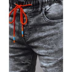 Dstreet Moške kratke hlače iz džinsa PELLA temno sive barve sx2394 XL