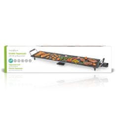 Nedis Teppanyaki Table Grill | Baking surface ( l x w ): 90 x 23 cm | 5 Heat Settings 