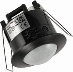 Eco light Vgradni infrardeči senzor gibanja 360° črn