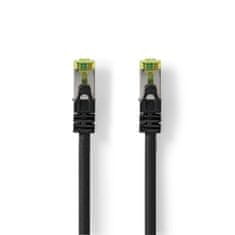 Nedis Omrežni kabel CAT7 | S/FTP | RJ45 Moški | RJ45 Moški | 1,00 m | Brez oprijema | Okrogla | LSZH | Črna | Oznaka 