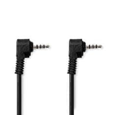 Nedis Audio Video Cable | 3.5 mm Male | 3.5 mm Male | Nickel Plated | 2.00 m | Round | PVC | Black 