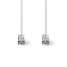 Nedis Omrežni kabel Cat 8.1 | S/FTP | RJ45 Moški | RJ45 Moški | 2,00 m | Okrogla | LSZH | Bela | Oznaka 