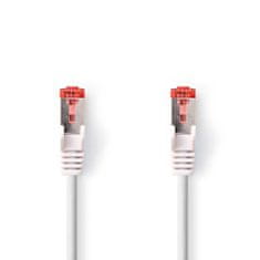 Nedis Omrežni kabel CAT6 | RJ45 Moški | RJ45 Moški | S/FTP | 0,25 m | Okrogla | LSZH | Bela | Oznaka 