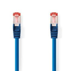 Nedis CAT6 Nätverkskabel | RJ45 hane | RJ45 hane | S/FTP | 2.00 m | Rund | LSZH | Blå | Label 