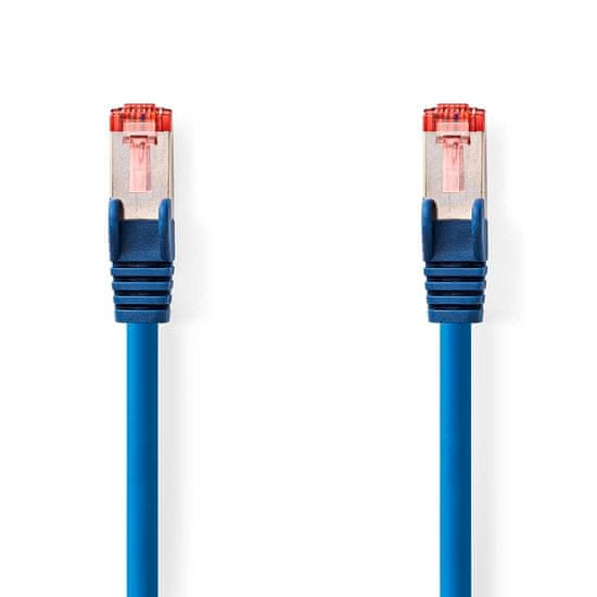 Nedis Omrežni kabel CAT6 | RJ45 Moški | RJ45 Moški | S/FTP | 15,0 m | Okrogla | LSZH | Modra | Oznaka