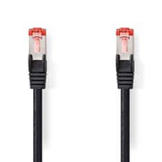Nedis Omrežni kabel CAT6 | RJ45 Moški | RJ45 Moški | S/FTP | 10,0 m | Okrogla | LSZH | Črna | Oznaka 