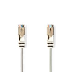 Nedis CAT5e Network Cable | SF/UTP | RJ45 Male | RJ45 Male | 1.50 m | Round | PVC | Grey | Label 
