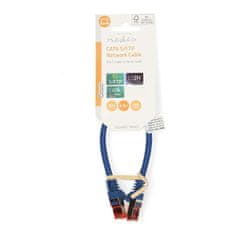 Nedis CAT6 Network Cable | RJ45 Male | RJ45 Male | S/FTP | 0.25 m | Round | LSZH | Blue | Label 