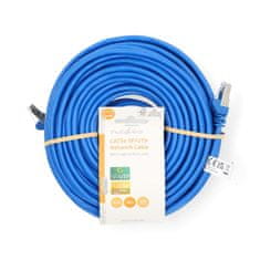 Nedis Omrežni kabel CAT5e | SF/UTP | RJ45 Moški | RJ45 Moški | 20,0 m | Okrogla | PVC | Modra | Oznaka 