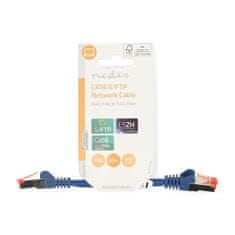 Nedis CAT6 Network Cable | RJ45 Male | RJ45 Male | S/FTP | 0.15 m | Round | LSZH | Blue | Label 