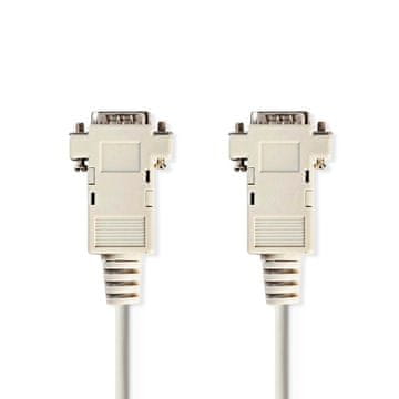 Nedis Kabel VGA | VGA moški | VGA moški | Ponikljano | Največja ločljivost: 1024x768 | 2,00 m | Okrogla | ABS | Slonokoščena | Oznaka