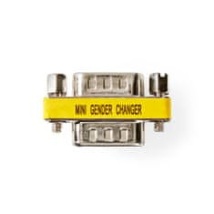 Nedis Serial Adapter | Adapter | D-SUB 9-Pin Male | D-SUB 9-Pin Male | Nickel Plated | Metal | Box 
