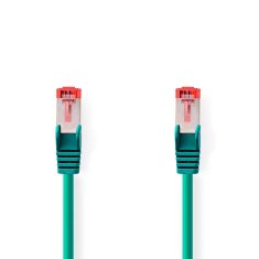 Nedis Omrežni kabel CAT6 | RJ45 Moški | RJ45 Moški | S/FTP | 20,0 m | Okrogla | LSZH | Zelena | Polybag 