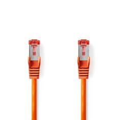 Nedis Omrežni kabel CAT6 | RJ45 Moški | RJ45 Moški | S/FTP | 1,00 m | Okrogla | LSZH | Oranžna | ovojnica 