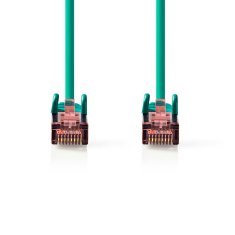 Nedis Omrežni kabel CAT6 | RJ45 Moški | RJ45 Moški | S/FTP | 20,0 m | Okrogla | LSZH | Zelena | Polybag 