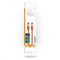 Nedis Omrežni kabel CAT6 | RJ45 Moški | RJ45 Moški | S/FTP | 1,00 m | Okrogla | LSZH | Oranžna | ovojnica 