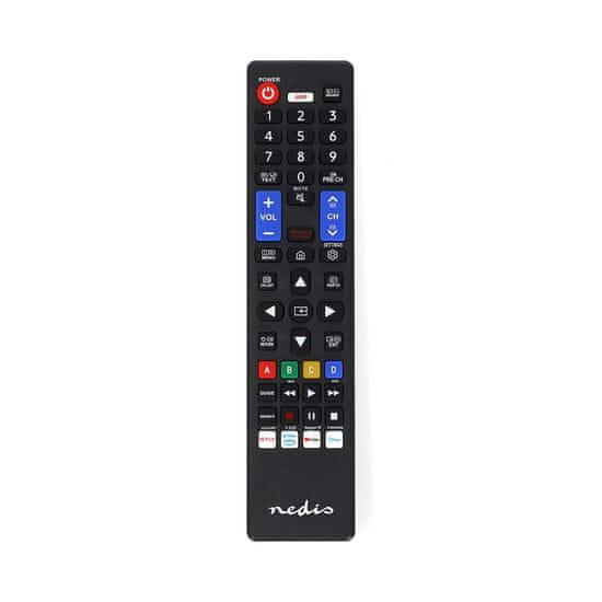 Nedis Nadomestni daljinski upravljalnik | Primerno za: Samsung | Predprogramirano | 1 enota | Amazon Prime / Gumb Disney + / Gumb Netflix / Gumb Youtube | Infrardeča | Črna