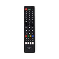 Nedis Nadomestni daljinski upravljalnik | Primerno za: Panasonic / Sharp | Predprogramirano | 1 enota | Amazon Prime / Gumb Disney + / Gumb Netflix / Gumb Rakuten TV / Gumb Youtube | Infrardeča | Črna 