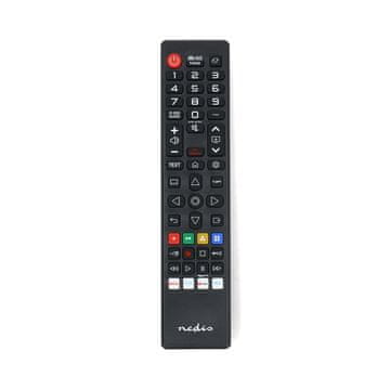 Nedis Nadomestni daljinski upravljalnik | Primerno za: LG | Predprogramirano | 1 enota | Amazon Prime / Gumb Disney + / Gumb Netflix / Gumb Rakuten TV | Infrardeča | Črna