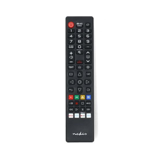 Nedis Nadomestni daljinski upravljalnik | Primerno za: LG | Predprogramirano | 1 enota | Amazon Prime / Gumb Disney + / Gumb Netflix / Gumb Rakuten TV | Infrardeča | Črna