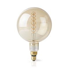 Nedis LED žarnica E27 | G200 | 5 W| 280 lm | 2000 K| Možnost zatemnitve | Topla bela | Retro slog | 1 kos 
