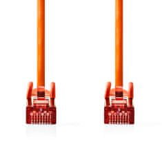 Nedis Omrežni kabel CAT6 | RJ45 moški | RJ45 moški | S/FTP | 2,00 m | Okrogla | LSZH | Oranžna | Plastična vrečka 