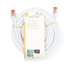 Nedis CAT6 Nätverkskabel | RJ45 hane | RJ45 hane | S/FTP | 15.0 m | Rund | LSZH | Vit | Label 