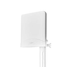 Nedis 5G / 4G / 3G Antenn | 5G | Inomhus eller Utomhus | 698-5000 MHz | Förstärkning: 6 dB | 2.50 m | Vit 