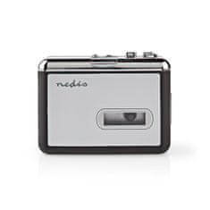 Nedis Cassette Converter | Bärbar | Anslutningsutgång: 1x 3.5 mm / 1x Mini USB | Tillbehör: USB-kabel | Batteridriven / USB ström 