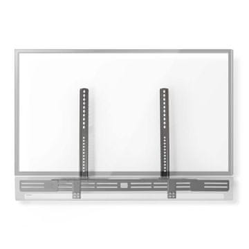 Nedis Nosilec za Soundbar | Združljivo z: Universal | Povezan s televizorjem | 10 kg | Nastavitev globine | Jeklo | Črna