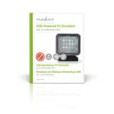 Nedis TV Simulator | USB power | Indoor | Black 
