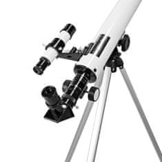 Nedis Teleskop | Zaslonka: 50 mm | Goriščna razdalja: 600 mm | Iskalo: 5 x 24 | Največja delovna višina: 125 cm | Stativ | Črnobela 