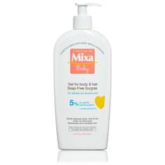 Mixa Izredno hranilni pralni otroški gel za telo in lase 5% 400 ml