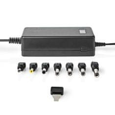 Nedis Univerzalni nätadapter | 36 W | 5 - 24 V DC | 1,80 m | 2,4 A - 3,0 A | 7 vtičev | Svart 