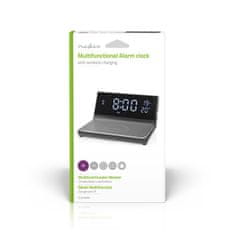 Nedis Wireless charger for Alarm Clock | Qi certified | 5 / 7.5 / 10 / 15 W | USB A-Hane | 2 Alarm times | Snooze function 