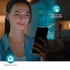 Nedis Merilnik kisika SmartLife | Bluetooth | Zaslon OLED | Zvočni alarm / Indeks perfuzije / Hitrost utripa / Visoko natančen senzor / Motnje gibanja / Nasičenost s kisikom (SpO2) | Bela 
