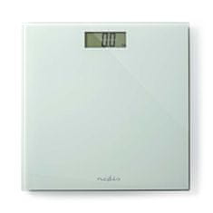 Nedis Personal scale | Digital | White | Tempered Glass | Maximum weighing capacity: 150 kg. 