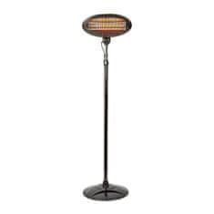 Nedis Patio Heater | 2000 W | 3 Heat Settings | Fall Protection | IP34 | Black 