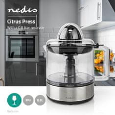 Nedis Stiskalnica citrusov | 30 W | Srebrna/črna 