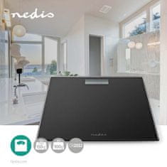 Nedis Osebna lestvica | Digitalno | Črna | Kaljeno steklo | Največja nosilnost: 150 kg 