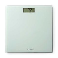 Nedis Personal scale | Digital | White | Tempered Glass | Maximum weighing capacity: 150 kg. 