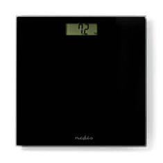 Nedis Personal Scale | Digital | Black | Tempered Glass | Maximum weighing capacity: 150kg 